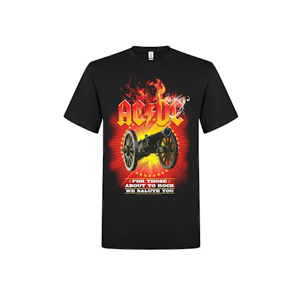 Ac/dc For Those About to Rock Tracks  T-Shirt Black XL