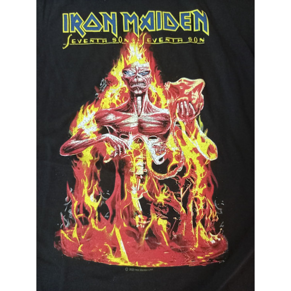 Iron Maiden Seventh Son of a Seventh Son  T-Shirt Black L