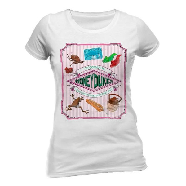 Harry Potter - Honeydukes Fitted T-Skjorter White L