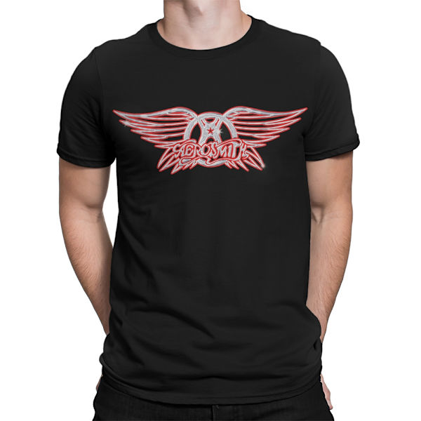 Aerosmith - Logo  T-Paita Black S