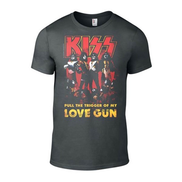 Kiss - Love Gun T-Shirt Grey XL