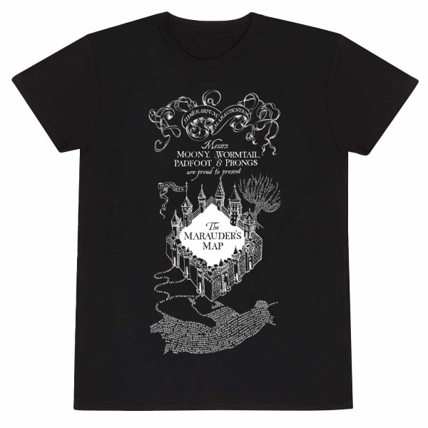 Harry Potter - Marauders Map  T-Paita Black S