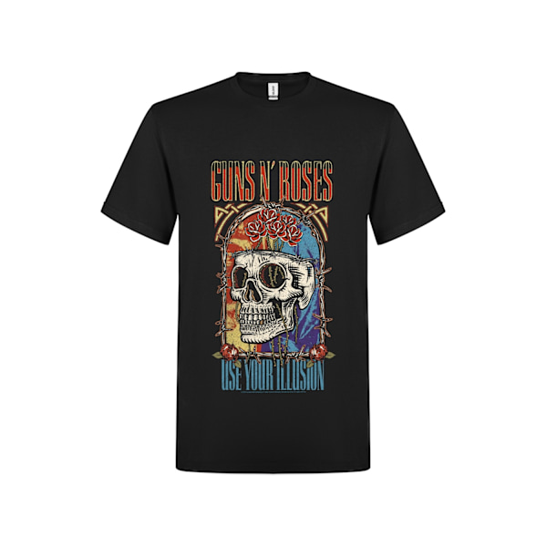 Guns N´ Roses Use your Illution Skull  T-Shirt Black XL
