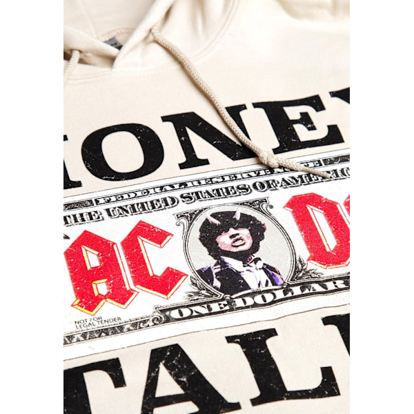 Ac/Dc  Money Talks Mens Hoodie Huppari White S