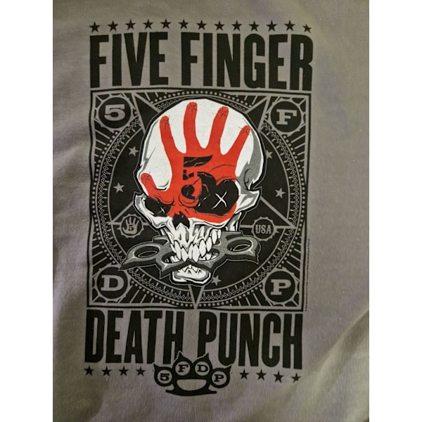 Five Finger Death Punch Obey  T-Shirt Grey M