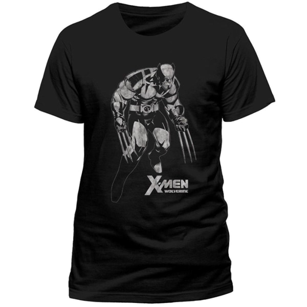 X-Men - Wolverine Tonal  T-Shirt Grey M