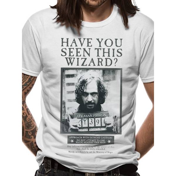 HARRY POTTER - SIRIUS POSTER (UNISEX) T-Skjorter White XL