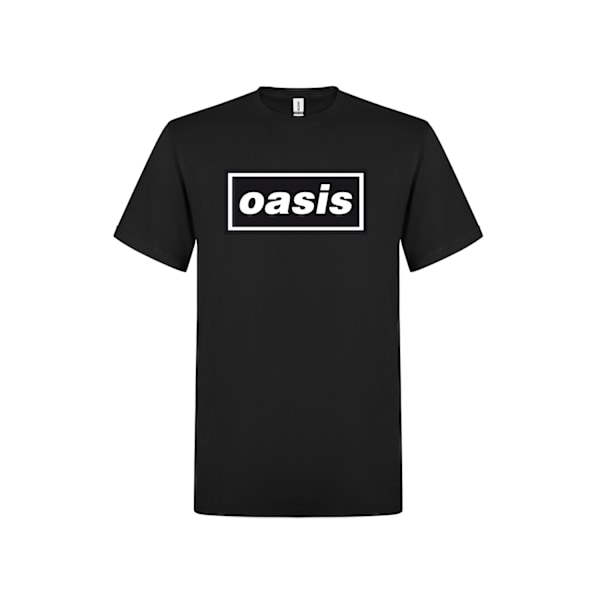 Oasis Decca Logo  T-Shirt Black L