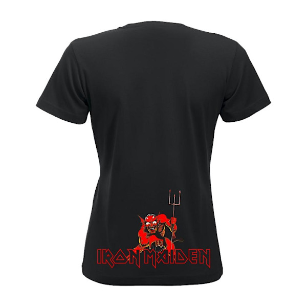Iron maiden Number of the Beast Watermark (lady) T-Shirt, Kvinder Black S