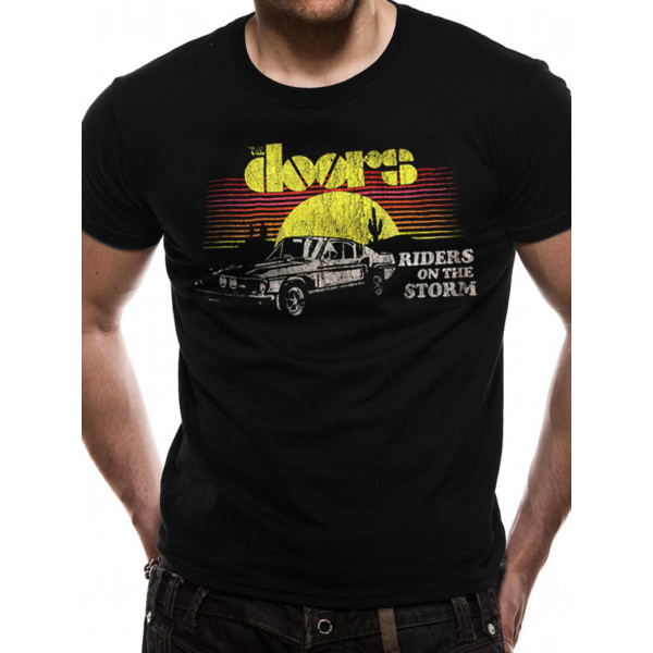The Doors - Riders Car  T-Shirt Black S