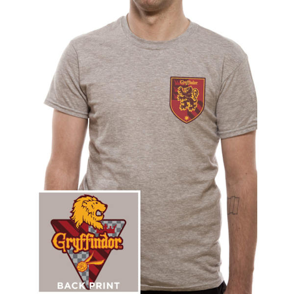 Harry Potter - House Gryffindor T-Skjorter Grey L