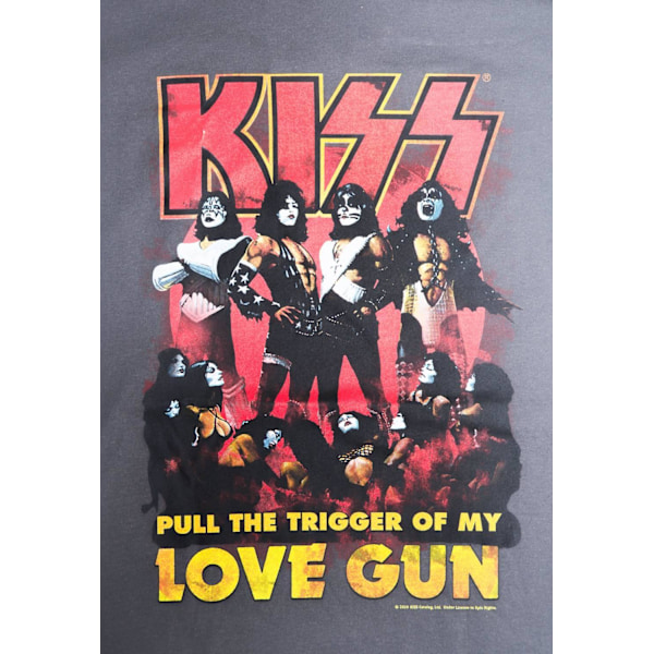 Kiss - Love Gun T-SHIRT Grey L