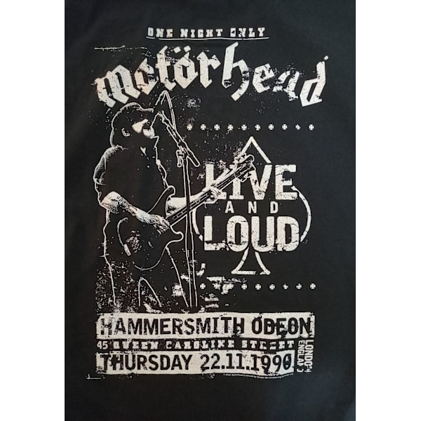 Motörhead Live and Loud  T-Shirt Black M