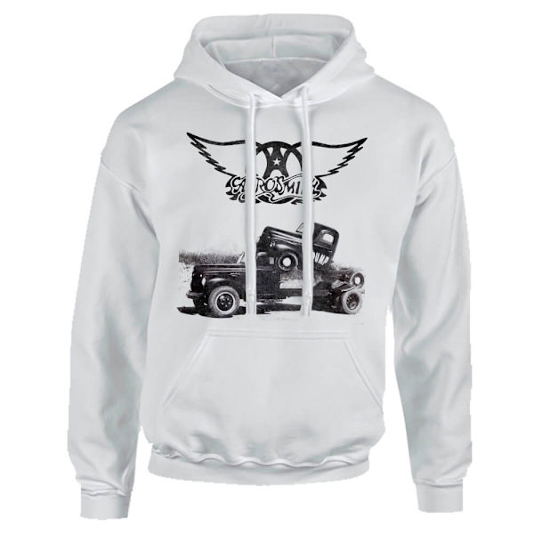 Aerosmith - Pump  Hoodie Huppari White XXL