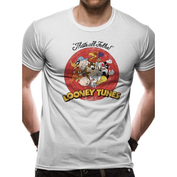Looney Tunes - Group Vintage  T-Shirt White M