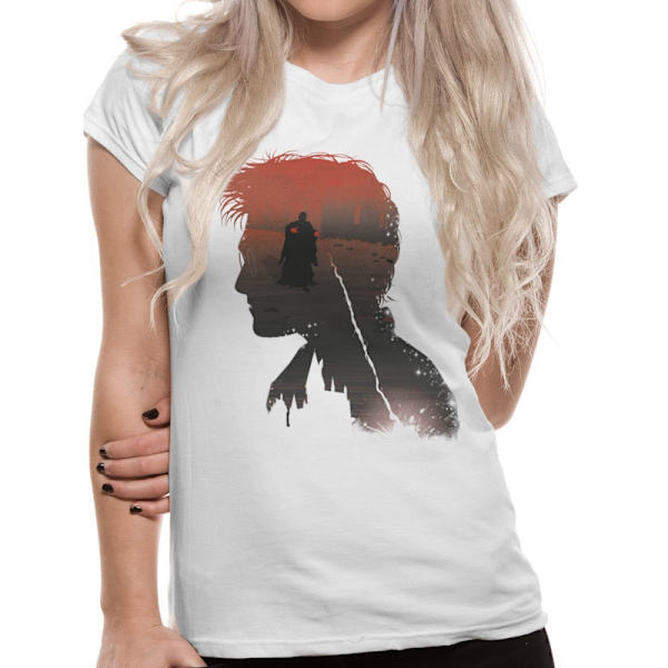 Harry Potter - Battle Silhouette  T-Skjorter. Kvinner White L