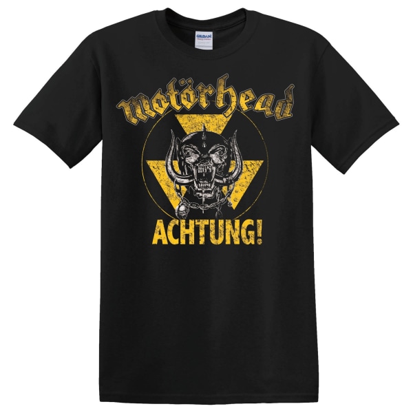 Motörhead Achtung  T-Shirt Black L