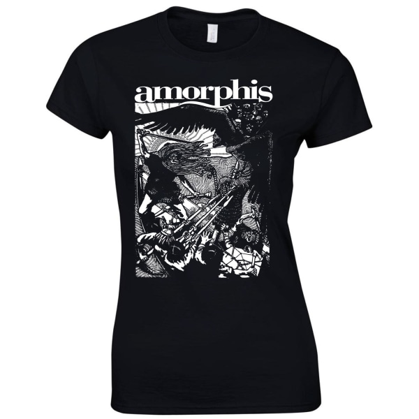 Amorphis Kalevala (lady) T-Shirt, Kvinnor Black L