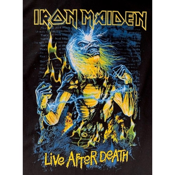 Iron Maiden Live After Death T-Skjorter Black M