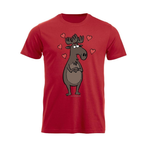 Bad Nature Hirvi  T-Shirt Red M