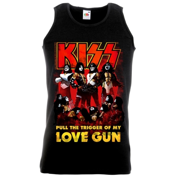 Kiss - Love Gun Tank-Top Black S