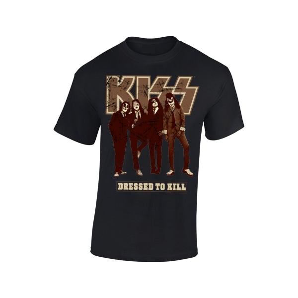 Kiss - Dressed To Kill T-Shirt Black L