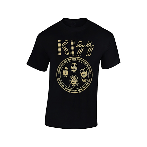 Kiss Band   Barn T-Skjorter Black 152