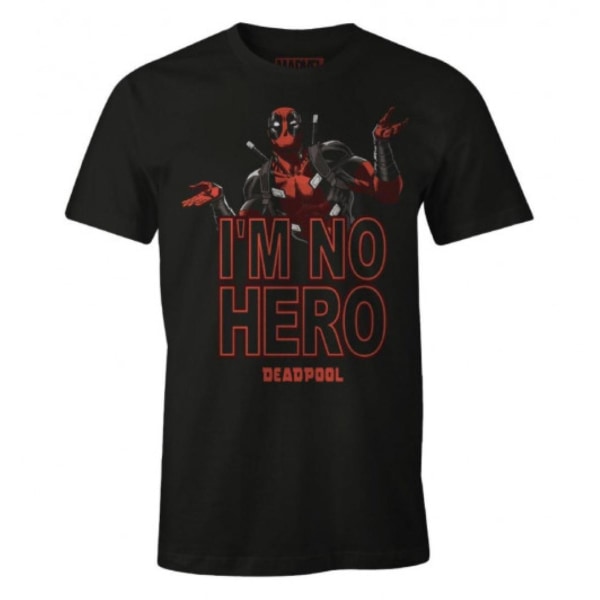 Marvel Deadpool - IÂ´m No Hero  T-Shirt Black S
