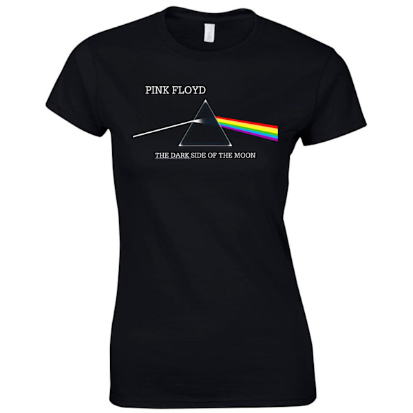 Pink Floyd - Dark side of the moon Album Naisten T-Paita Black XL