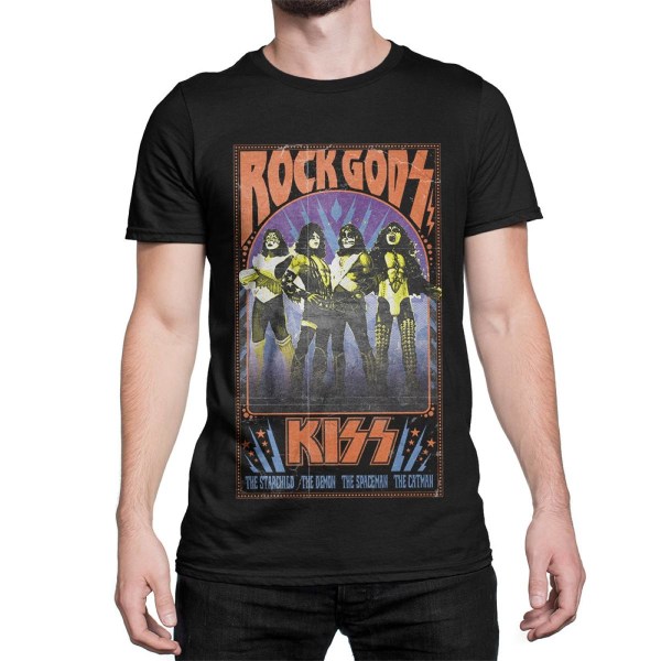 Kiss - Rock Gods T-Shirt Black S