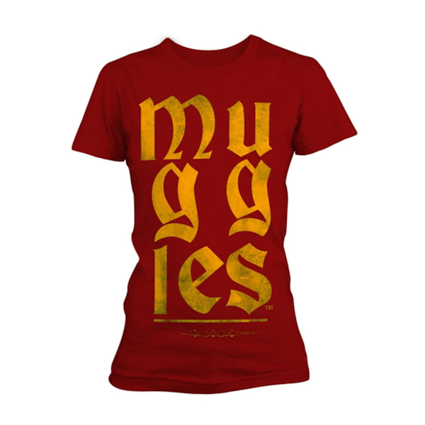 Harry Potter Muggles  T-Skjorter. Kvinner Red XL