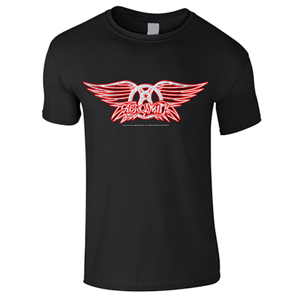 Aerosmith - Logo    T-shirt til børn Black 152