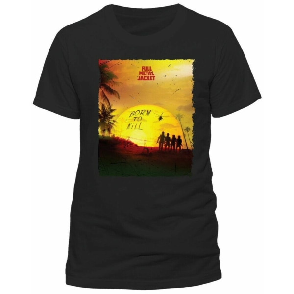 Kubrick Full Metal Jacket - Sunset  T-Shirt Black XL