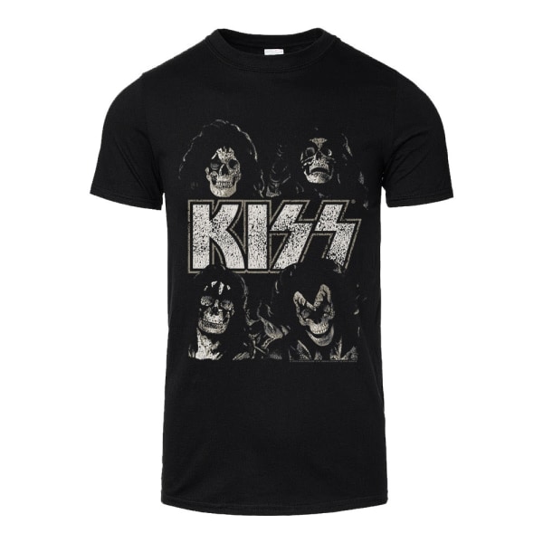 Kiss Skulls  T-Shirt Black M