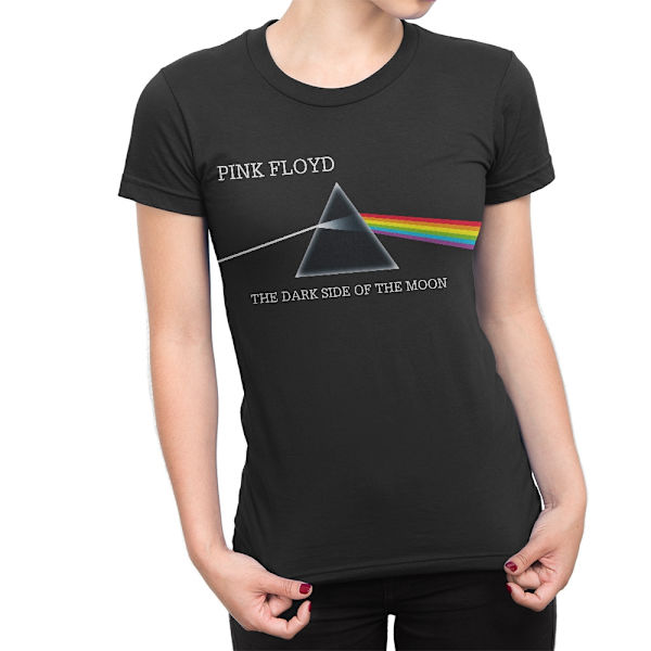Pink Floyd - Dark side of the moon Album Naisten T-Paita Black L