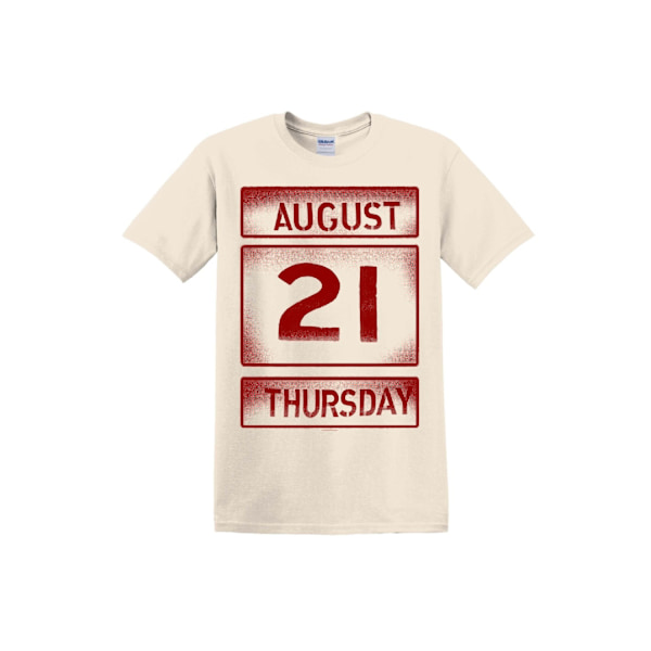 Oasis- Calendar Off  T-Shirt White XL