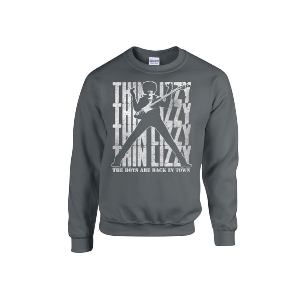 Thin Lizzy Boys Are Back in Town Tröja/ Sweatshirt Grey XL