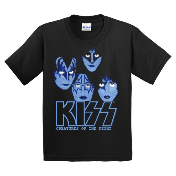 Kiss Creatures of  the night T-shirt til børn Black 116