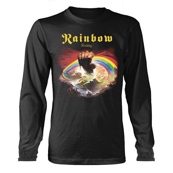 Rainbow Rising T-Paita Pitkähihainen Black S