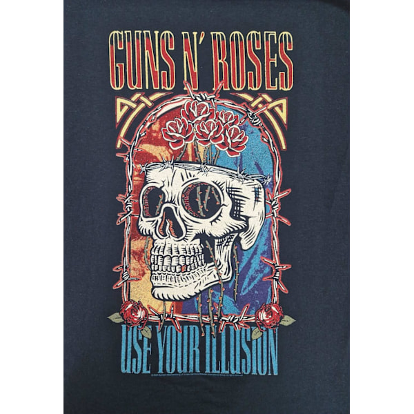 Guns N´ Roses Use your Illution Skull  T-Shirt Black M
