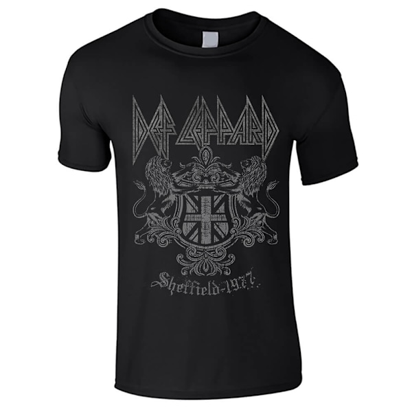 Def Leppard - Sheffield 1977  T-Paita Black XXXL