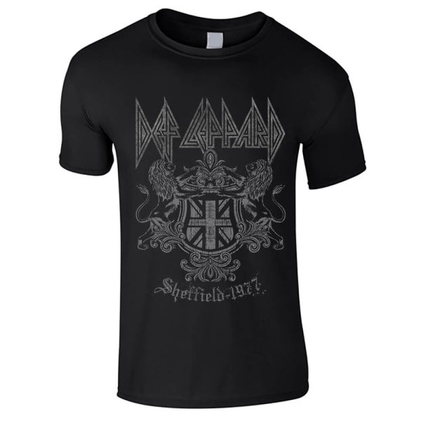 Def Leppard - Sheffield 1981 T-Skjorter Black XL