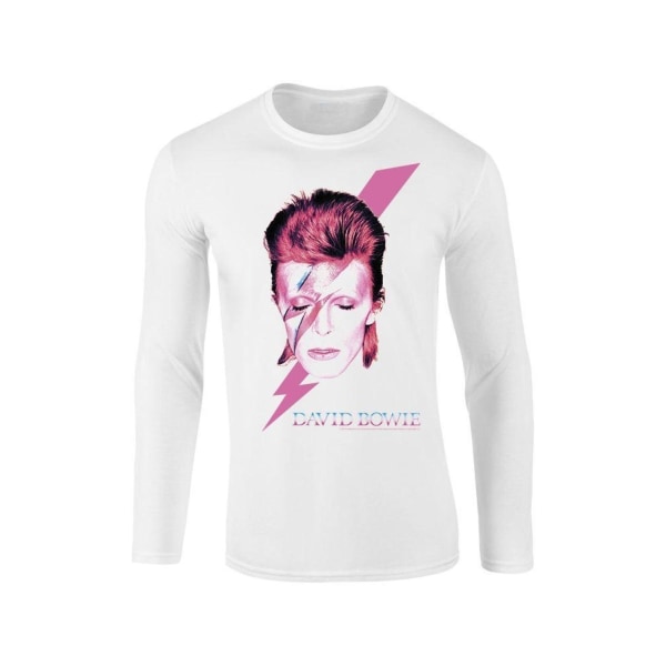 David Bowie David Bowie Aladdin sane långärmad t-shirt White XL