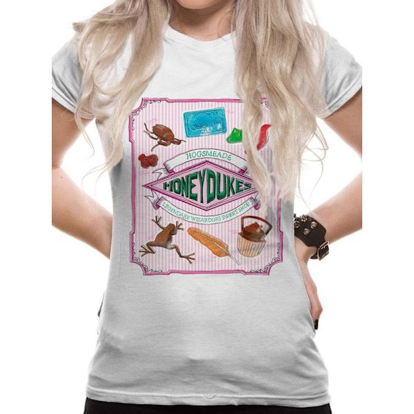 Harry Potter - Honeydukes Fitted T-Skjorter White L