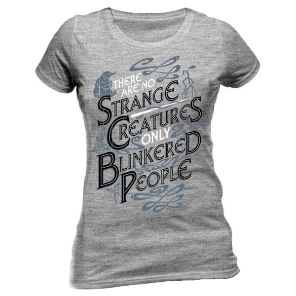 Crimes Of Grindelwald - Strange Creatures  T-Shirt, Kvinnor Grey M