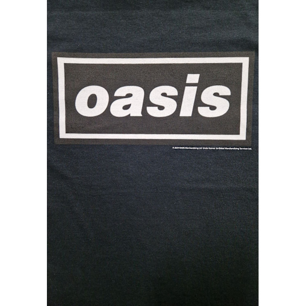 Oasis Decca Logo  T-Shirt Black XL