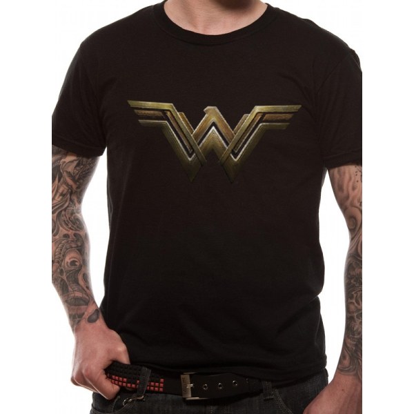 DC Comics Wonder Woman Movie - Main Logo  T-Shirt Black M