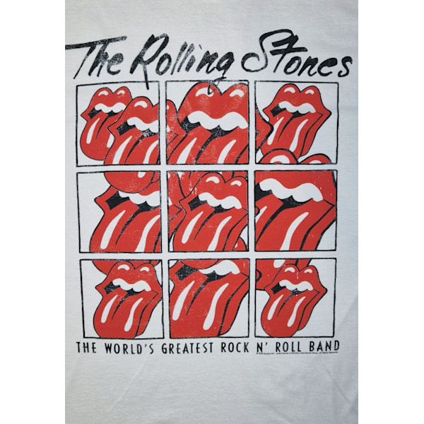 Rolling Stones World Greatest Rock n´Roll Band  T-Paita White XL
