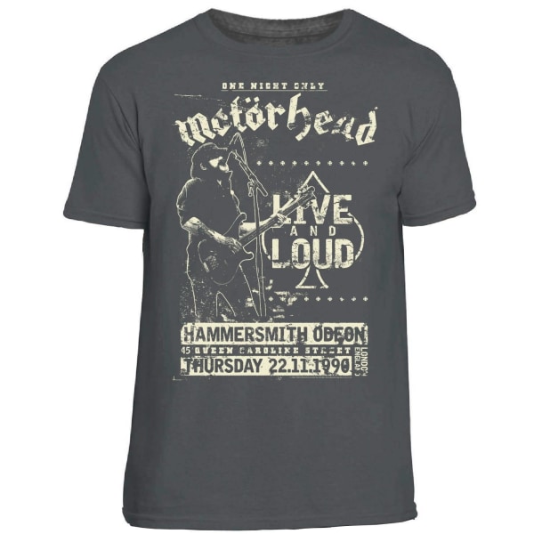 Motörhead Live and Loud  T-Shirt Grey M
