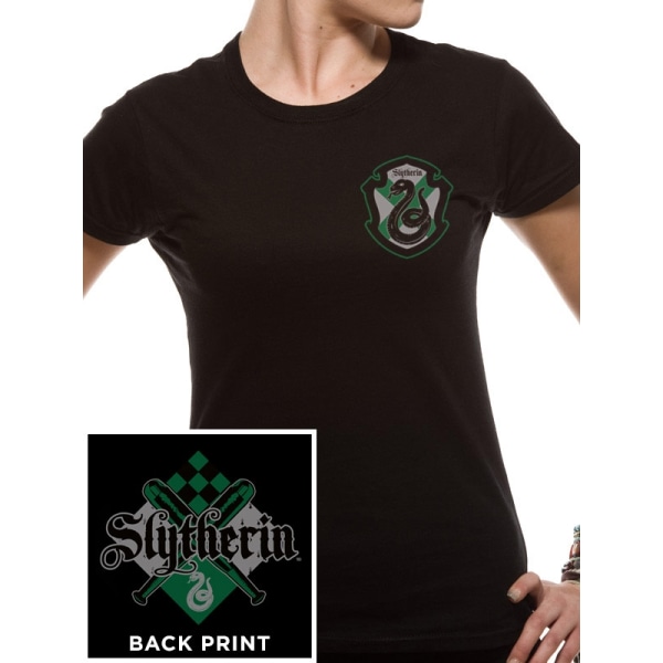 Harry Potter - House Slytherin  (Fitted T-Shirt ) Black XL
